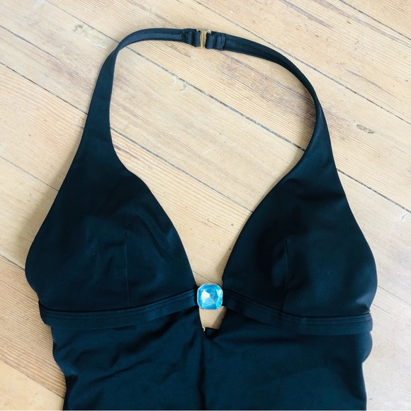 Elegant Black Women's Swimsuit - Picture 2 of 11